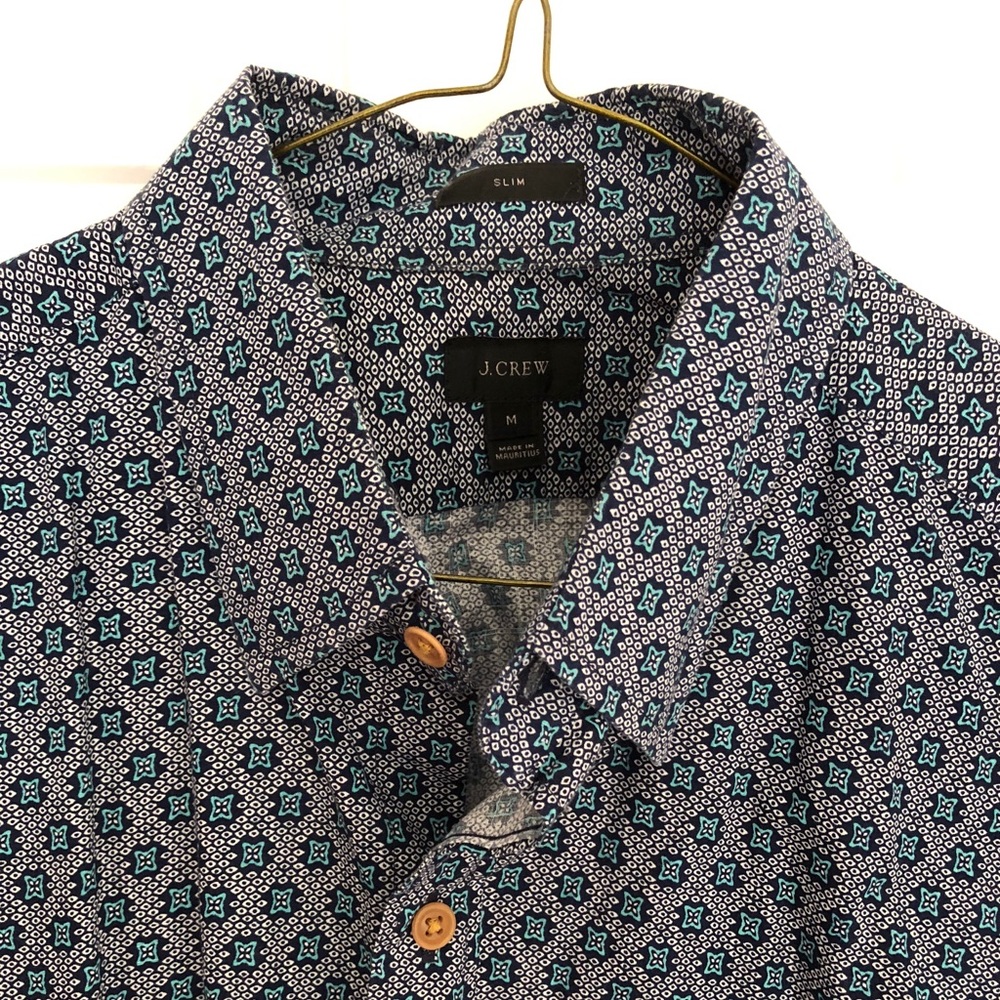 J.Crew Unique Patterned Button Down - image 1